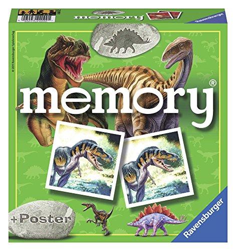 Ravensburger- Dinosaurier Memory, diseño Dinosaurios, Multicolor (22099)